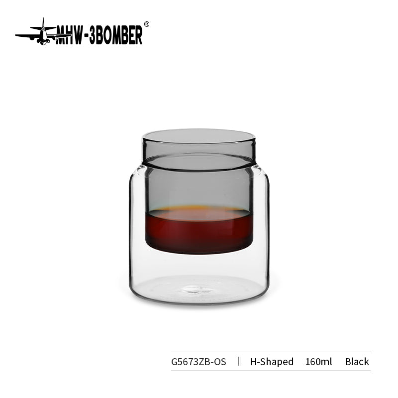 MHW-3BOMBER DW SERIES GLASS CUP TRANSPARENT