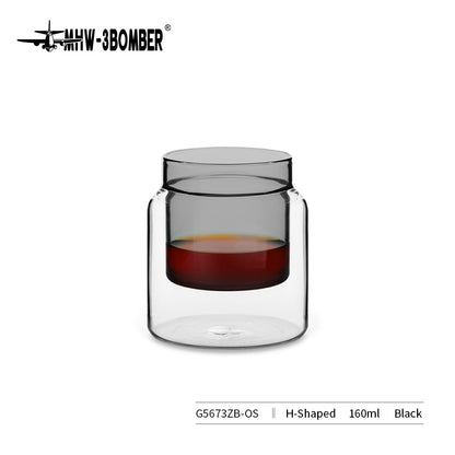 MHW-3BOMBER DW SERIES GLASS CUP TRANSPARENT