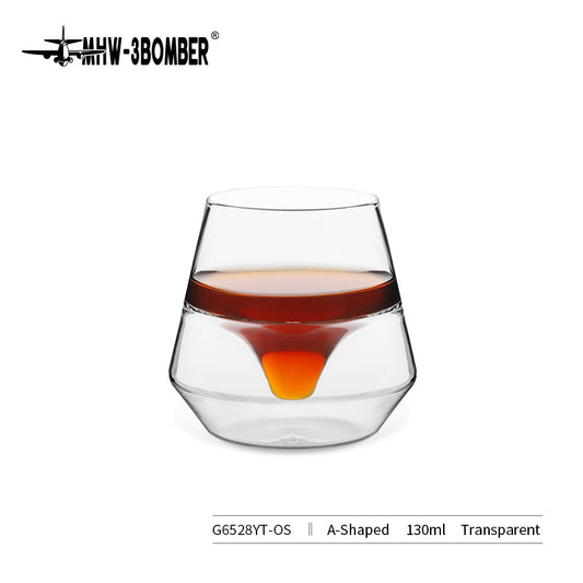 MHW-3BOMBER DW SERIES GLASS CUP TRANSPARENT