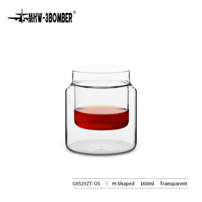 MHW-3BOMBER DW SERIES GLASS CUP TRANSPARENT