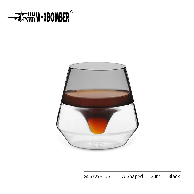 MHW-3BOMBER DW SERIES GLASS CUP TRANSPARENT